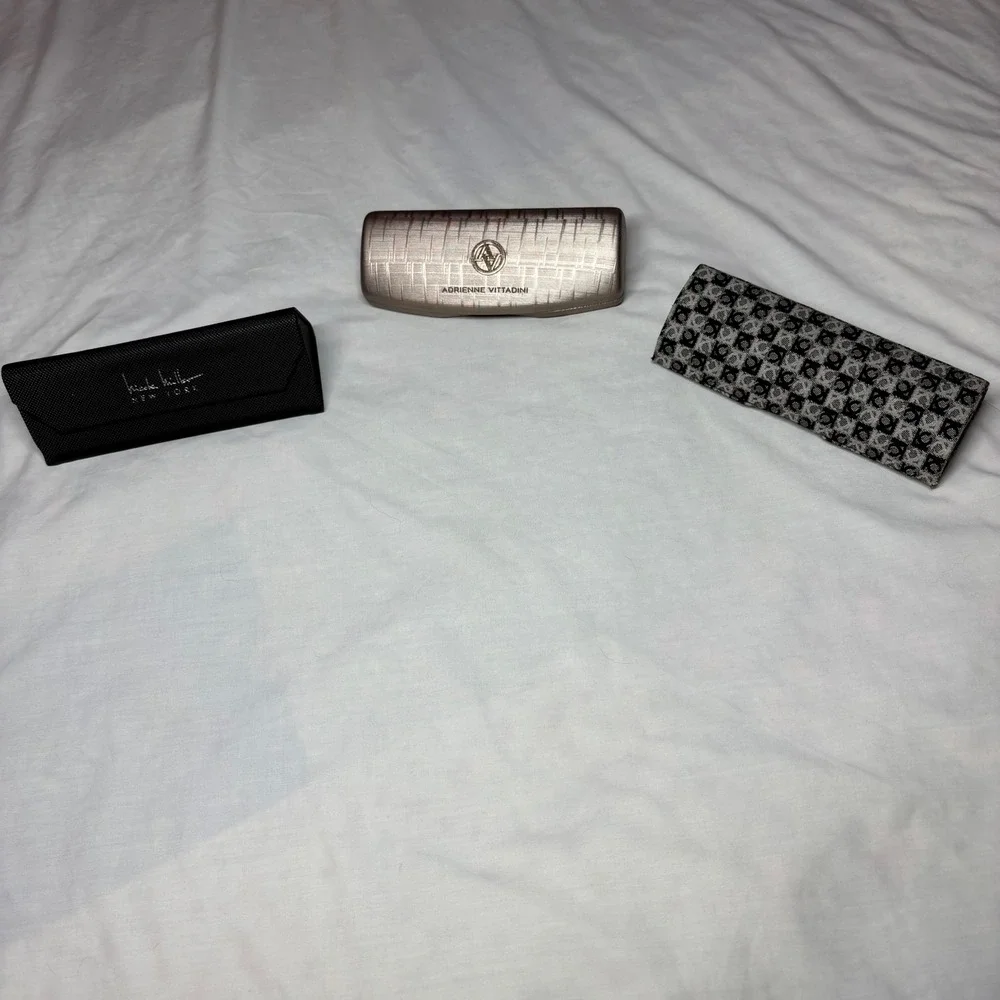 Nicole Miller Adrienne Vittadini Liz Claiborne Eyewear Cases Bundle 3pc Set